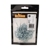 Triton TWSC8100100 Zinc Pocket-Hole Screws Washer Head Coarse 8 x 1\" 100pk £4.59